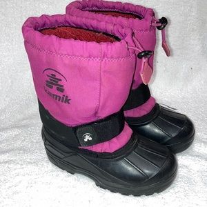 Kamik size 12 winter boots removeable liners